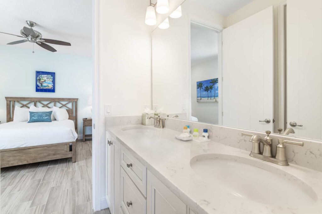 Badezimmer 6 mit Doppelwaschbecken: Superior Cottage mit 7 Schlafzimmern