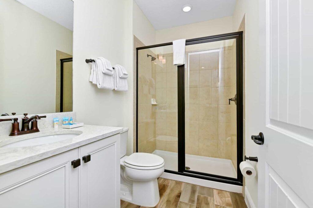 Bathroom 5 with walk-in shower: 8 Bedroom Cottage
