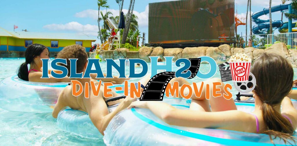 Dive-in Movies at Island H2O Water Park