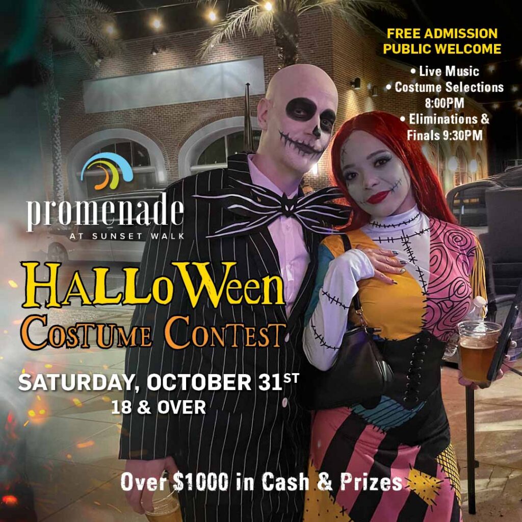 Promenade Hallowen Costume Contest: October 31