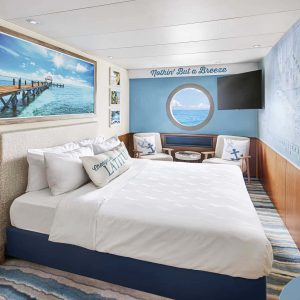 Margaritaville at Sea - غرفة ضيوف مع سرير كينج وإطلالة على المحيط